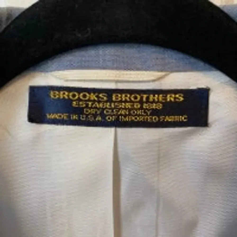 Brooks Brothers Y2K Light Blue 2 Button Sport coat Suit  Blazer Men Size 41R - Picture 4 of 9
